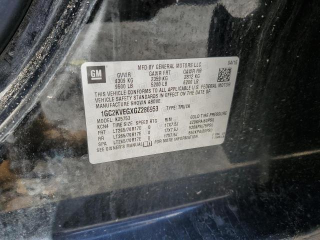 1GC2KVEGXGZ286953 Chevrolet Silverado K2500 Heavy Duty Lt