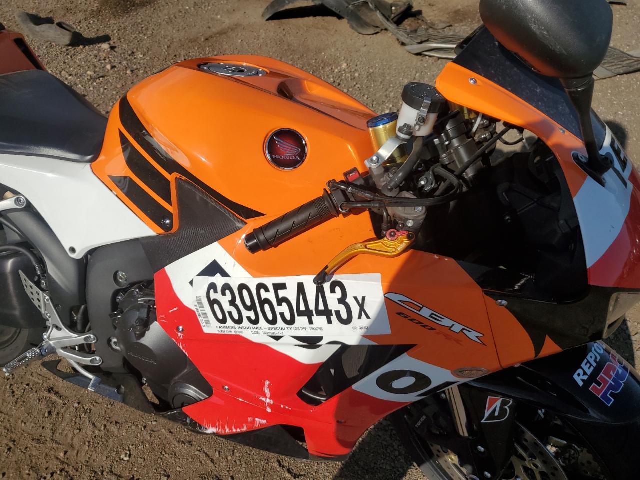 JH2PC40JXHK300142 HONDA CBR CYCLE 2017