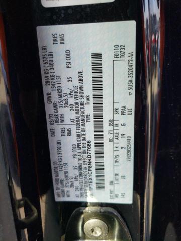 1FTEX1CP8NKD77686 Ford F150 Super Cab