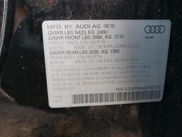 VIN WA1L2AFPXHA008978 2017 Audi Q5, Premium Plus no.13