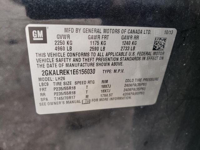 2GKALREK1E6156030 GMC Terrain Sle