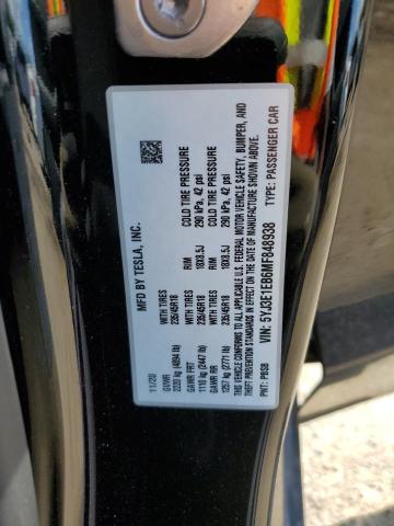 5YJ3E1EB6MF848938 Tesla Model 3  10