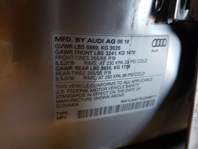 VIN WA1LAAF73JD046771 2018 Audi Q7, Premium Plus no.13