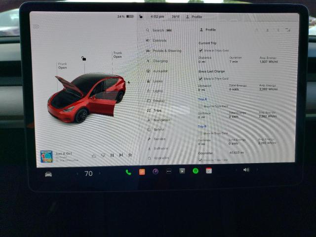 7SAYGDEE1NF315430 Tesla Model Y