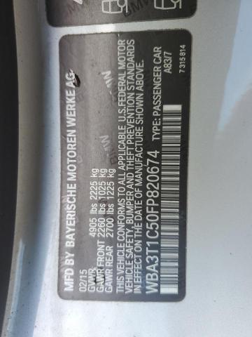 2015 BMW 428 XI SUL - WBA3T1C50FP820674
