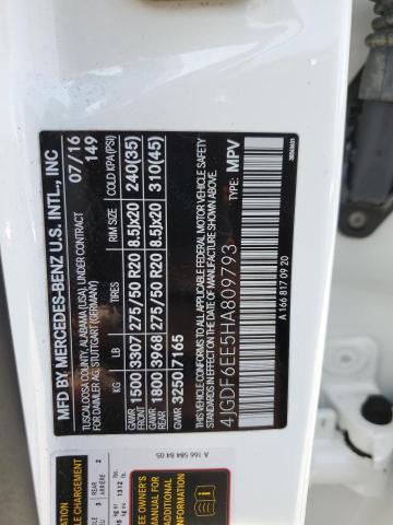 4JGDF6EE5HA809793 Mercedes-Benz Gls 450 4matic
