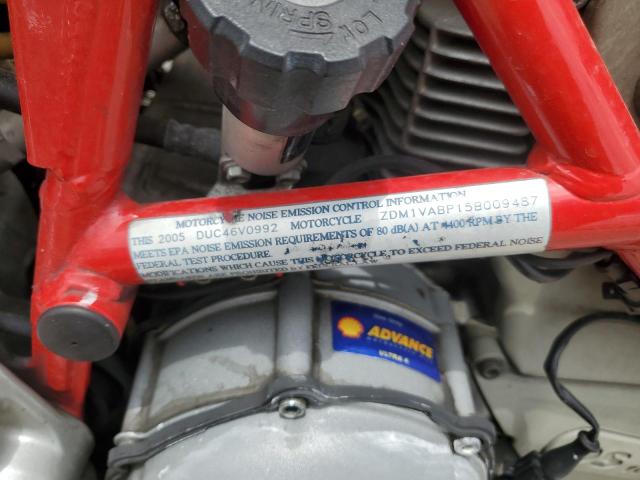 2005 DUCATI MULTISTRAD ZDM1VABP15B009487