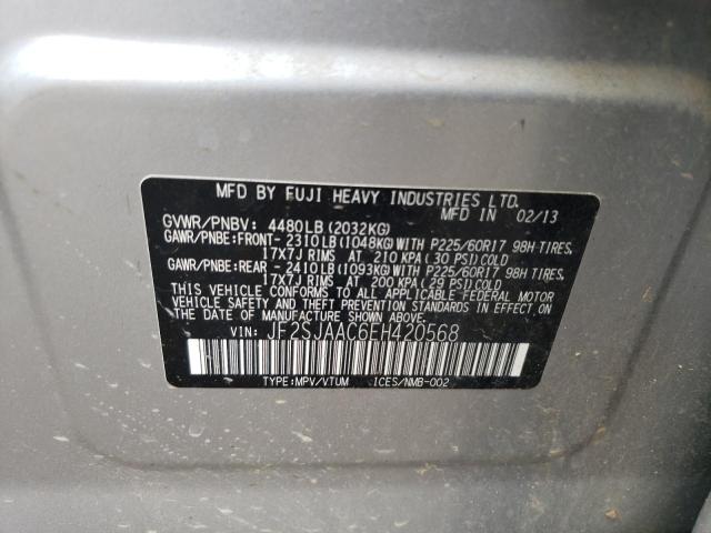 JF2SJAAC6EH420568 Subaru Forester 2.5i