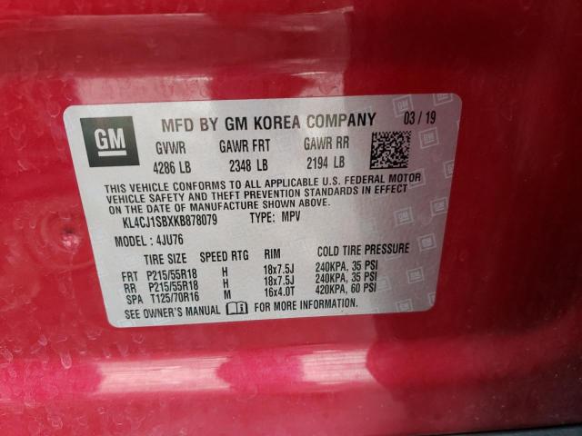 KL4CJ1SBXKB878079 2019 BUICK ENCORE, photo no. 13