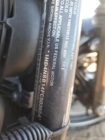 2015 HARLEY-DAVIDSON XG750 1HD4NBB14FC503654