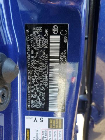 JTDKBRFU2J3071184 Toyota PRIUS