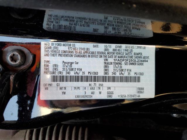 1FADP3F25GL234494 Ford FOCUS SE