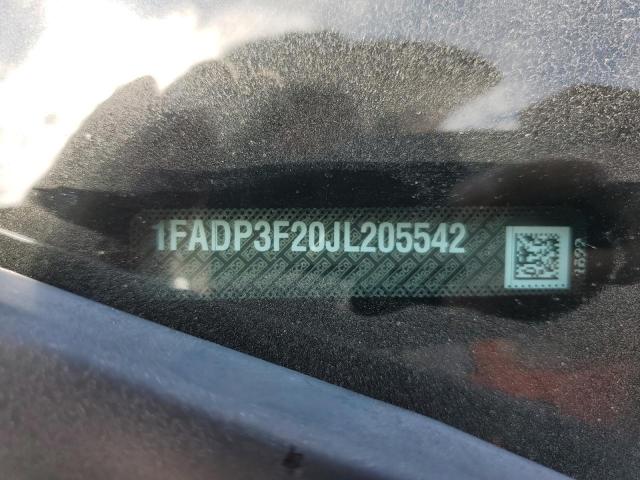1FADP3F20JL205542 Ford FOCUS SE