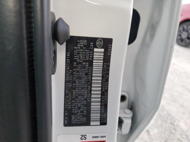 4T1G11AK1LU869202 Toyota CAMRY SE