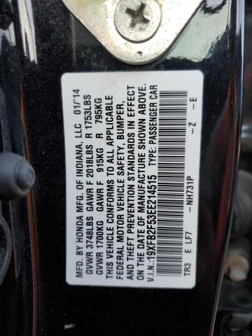 19XFB2F53EE214515 Honda Civic Lx