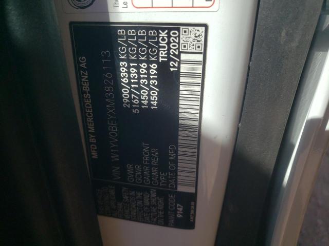 W1YV0BEYXM3826113 Mercedes-Benz Metris