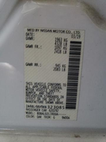 1N4BL4BV9KN323085 Nissan ALTIMA S