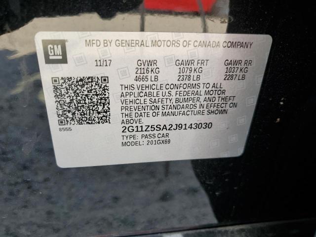 2G11Z5SA2J9143030 Chevrolet IMPALA LS