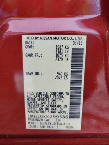 1N4BL3APXFC299586 Nissan Altima 3.5s