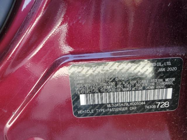 2020 MITSUBISHI MIRAGE LE ML32A5HJ9LH005044