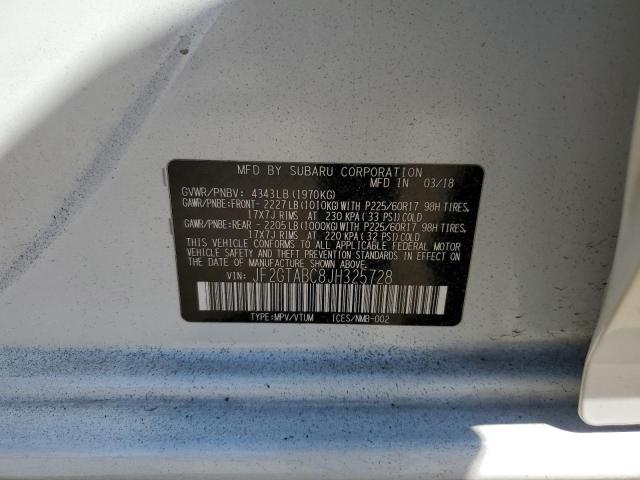 JF2GTABC8JH325728 Subaru Crosstrek Premium