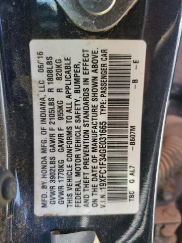 19XFC1F34GE031665 Honda CIVIC EX