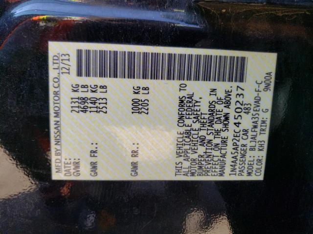 1N4AA5AP2EC450237 Nissan MAXIMA S