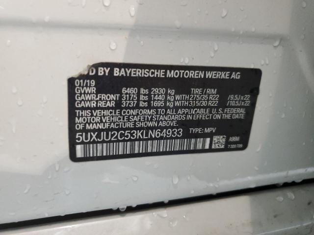 5UXJU2C53KLN64933 BMW X5 XDRIVE5 10