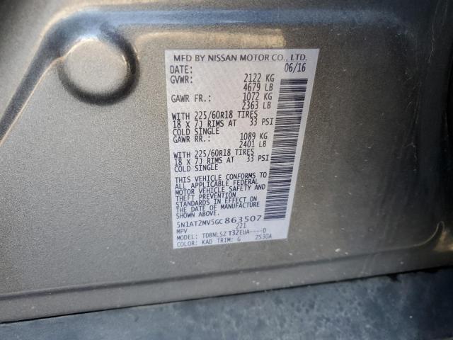 5N1AT2MV5GC863507 Nissan ROGUE S
