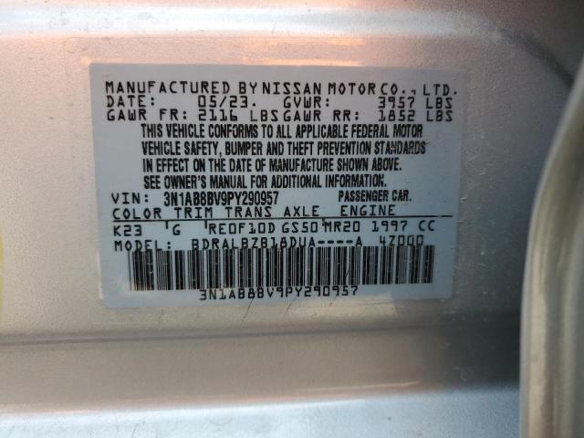 3N1AB8BV9PY290957 Nissan SENTRA S
