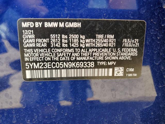 2022 BMW X4 M - 5YM23EC05N9K69338