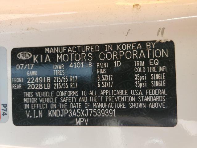 KNDJP3A5XJ7539391 | 2018 KIA SOUL +