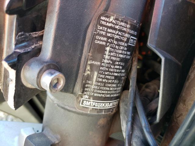 2013 TRIUMPH MOTORCYCLE TIGER EXPL - SMTF03XK3DJ577075