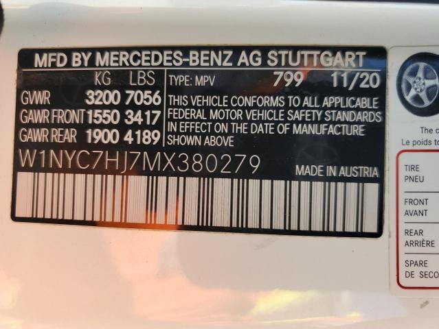 W1NYC7HJ7MX380279 Mercedes-Benz G 63 AMG