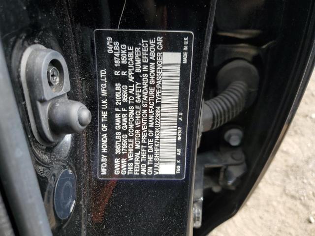 SHHFK7H63KU223884 Honda Civic EX 10