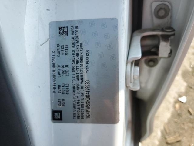 1G4PW5SK0G4172780 Buick Verano Sport Touring