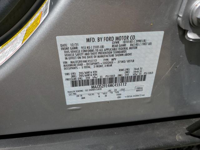 MAJ3S2FE4MC455112 Ford ECOSPORT S