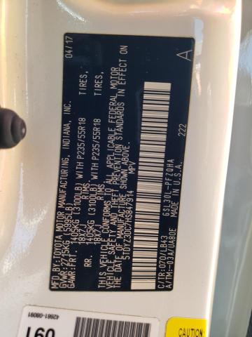 5TDYZ3DC7HS847914 Toyota SIENNA XLE