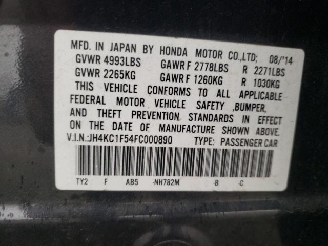 2015 ACURA RLX - JH4KC1F54FC000890