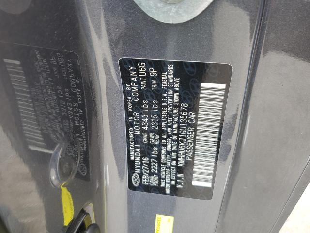 2016 HYUNDAI GENESIS CO - KMHHU6KJ1GU135678