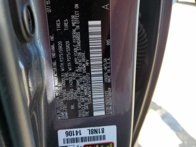 2015 TOYOTA SEQUOIA LI - 5TDJW5G14FS125913