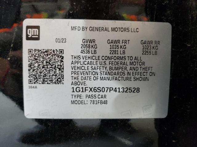 1G1FX6S07P4132528 Chevrolet Bolt EV 2L 10