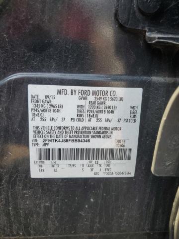 2FMTK4J88FBB94346 Ford EDGE SEL
