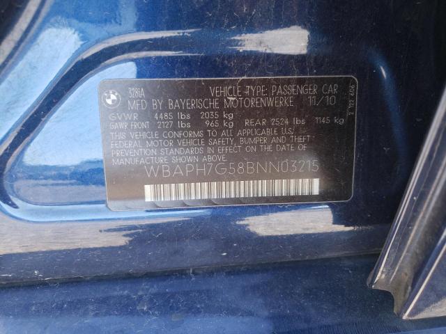 Image 12 of 2011 BMW 3er salvage vehicle - Lot #65985523 at Copart
