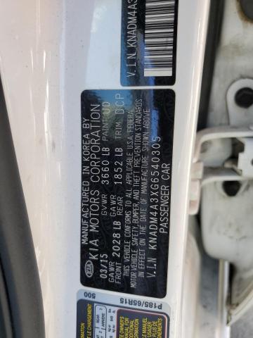 KNADM4A3XG6540305 KIA RIO LX