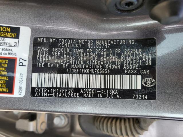 2017 TOYOTA UK 4T1BF1FK6HU766854