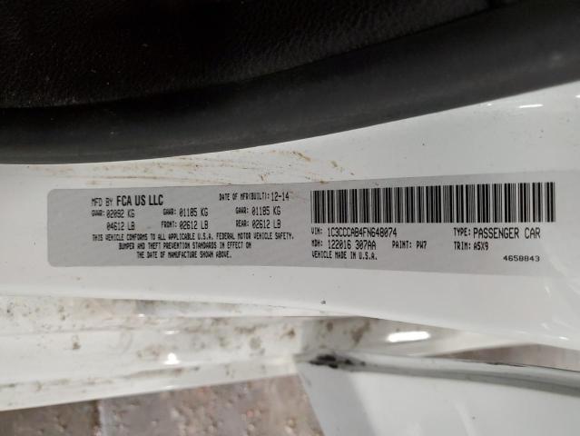 1C3CCCAB4FN648074 Chrysler 200 Limited
