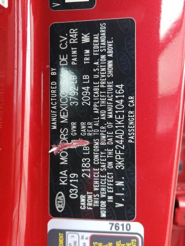 2019 KIA FORTE FE - 3KPF24AD1KE104164