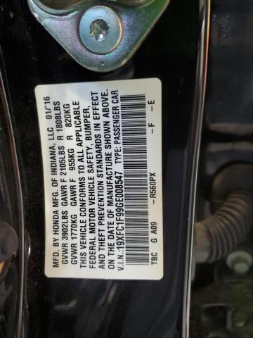 19XFC1F99GE008547 Honda Civic Touring