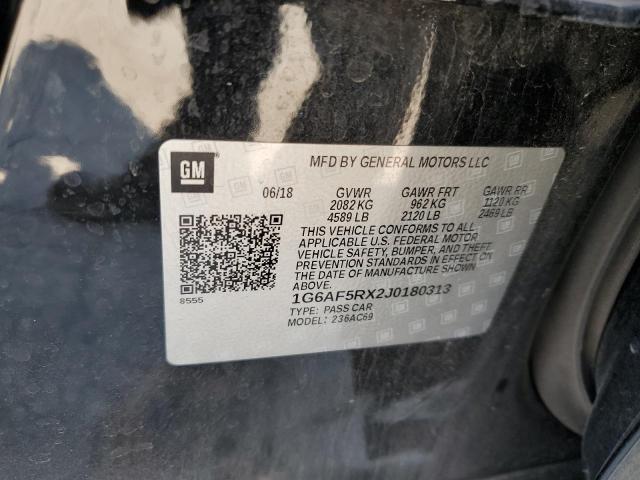 1G6AF5RX2J0180313 Cadillac ATS LUXURY